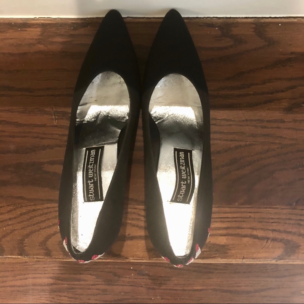 Stuart Weitzman black statement pumps - Picture 2 of 4